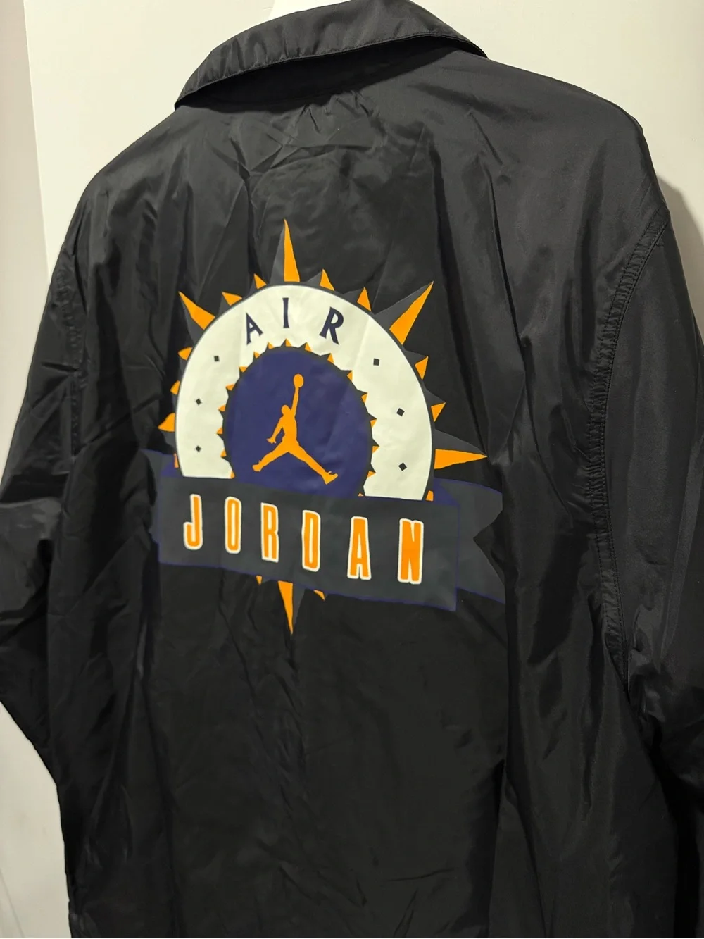 Air Jordan Flight MVP Jacket Men’s Size. Large Black FD7423-010 New With Tags.
